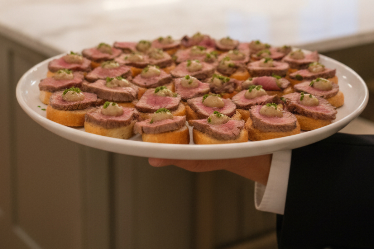 Elegant table setting for private event